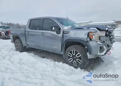 2021 GMC Sierra K1500 At4 из США, поврежденный, VIN 1GTP9EED0MZ352476